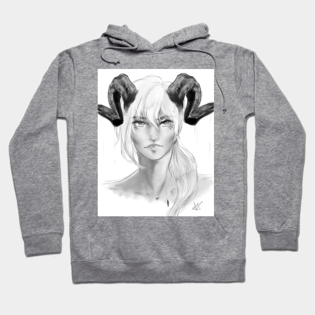 Demon guy Hoodie by inkbender2017